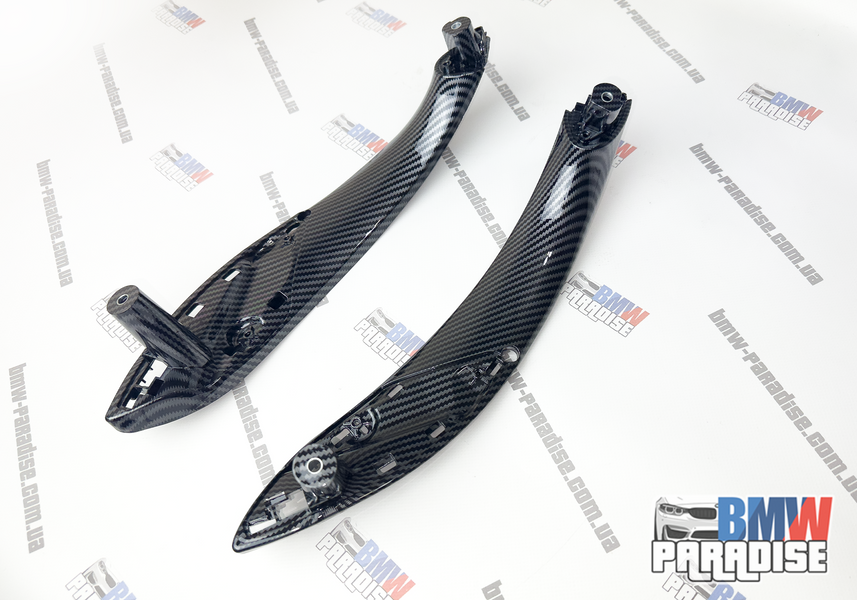 Карбоновые ручки дверей 2 шт ( как оригинал ) BMW F30 F80 F31 F32 F33 F34 F35 322-237 фото