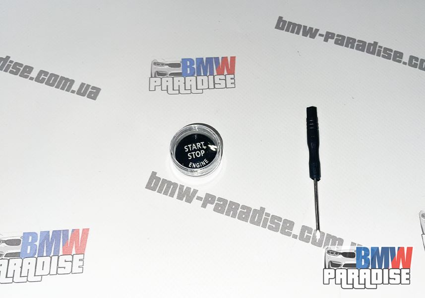 Кнопка cтарт/стоп Е серия ЧЕРНАЯ глянцевая BMW E87 E60 E83 E84 E89 E90 E91 E92 E93 322-133 фото