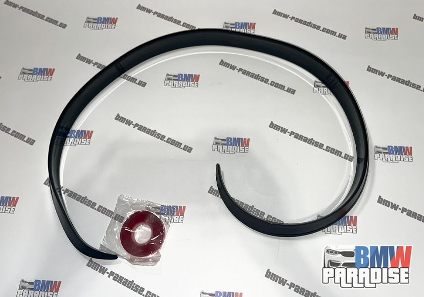 Лип спойлер для BMW F30 Накладка на крышку багажника Черный глянец 322-59 фото