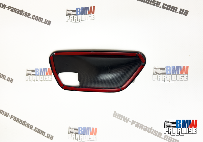 Карбоновые вставки для внутренних ручек открывания дверей BMW F30 F32 F36 F31 F342 F33 2 шт. 322-320 фото