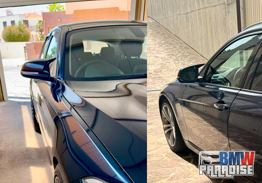 Накладка на зеркала в M-стиле (Черный глянец) F20, F21, F22, F30, F31, F32, F36 , F23, E84, I3  322-4 фото