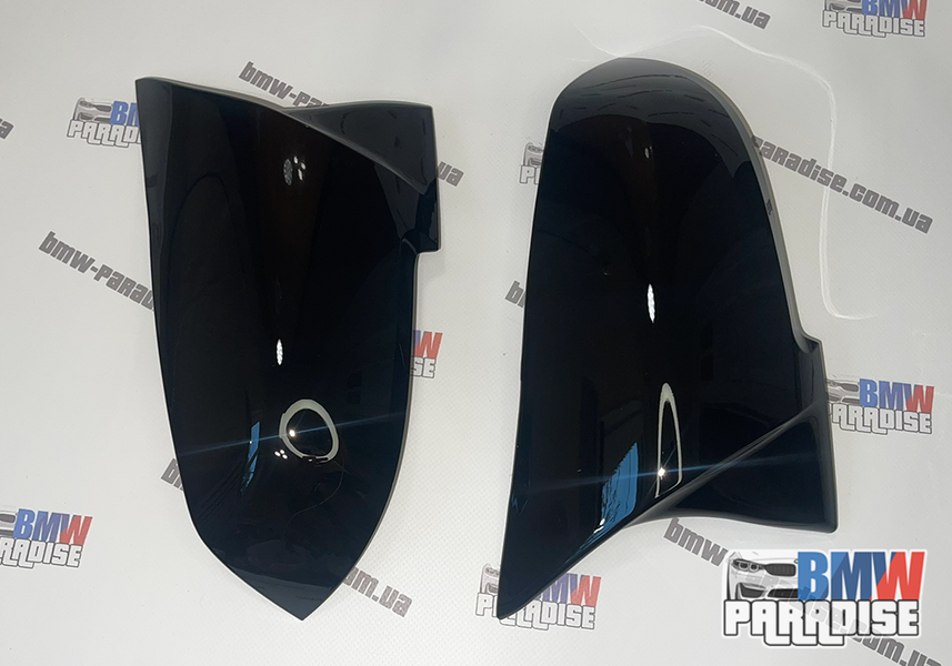Накладка на зеркала в M-стиле (Черный глянец) F20, F21, F22, F30, F31, F32, F36 , F23, E84, I3  322-4 фото