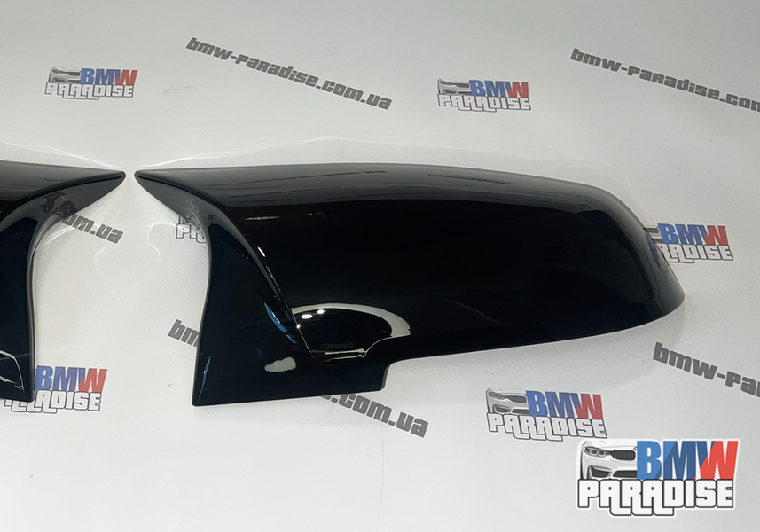 Накладка на зеркала в M-стиле (Черный глянец) F20, F21, F22, F30, F31, F32, F36 , F23, E84, I3  322-4 фото