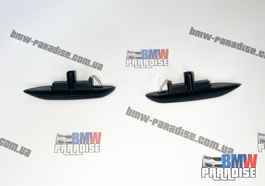 Динамический LED повторители поворотов, тонированные BMW E46 E60 E90 E91 E87 E81 E83 E84 E88 E92 E82  322-6 фото