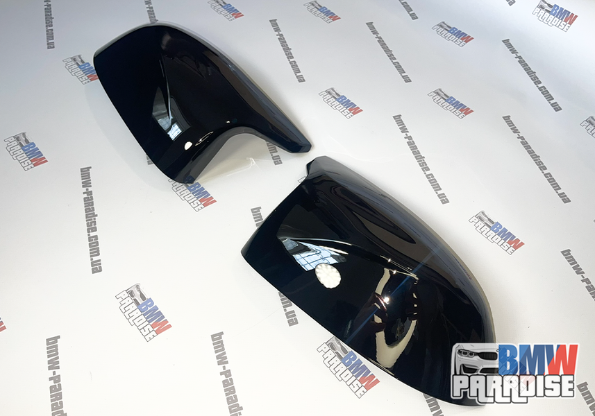 Накладка на дзеркала в M-стилі Чорний глянець F25 X3 F26 X4 F15 X5 F16 X6 2014-2018 322-63 фото