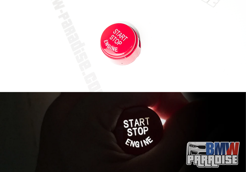 Кнопка START/STOP BMW F01 F02 F10 F11 F12 ЧЕРВОНА, без кнопки OFF 322-270 фото