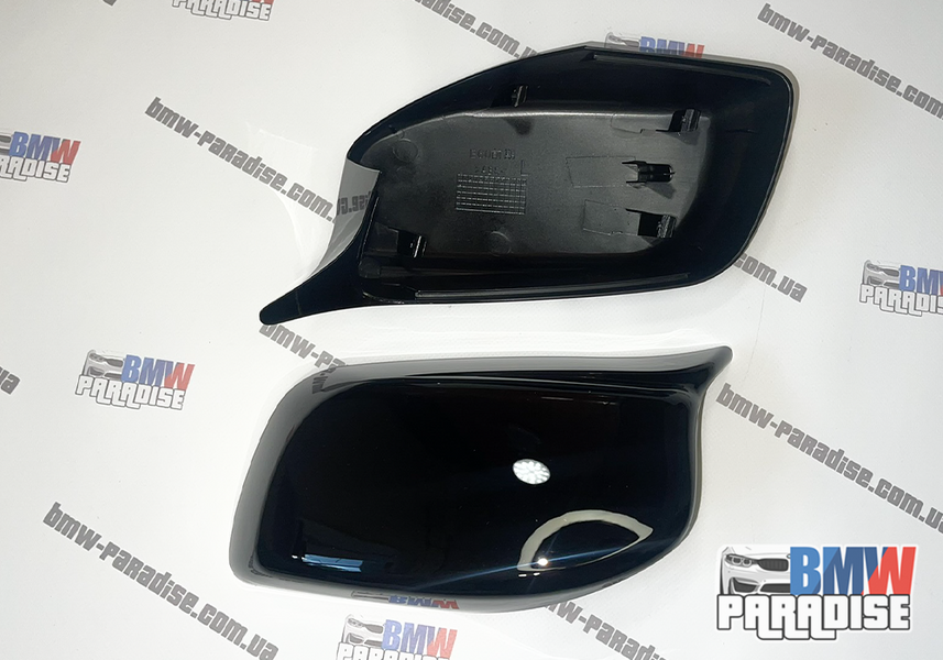 Накладка на зеркала в M-стиле E60, E61 2004-2008 (Черный глянец) 322-14 фото