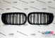 Двойная решетка радиатора "гриль" для BMW E46 2002-2005 седан Черный глянец 322-16 фото 2