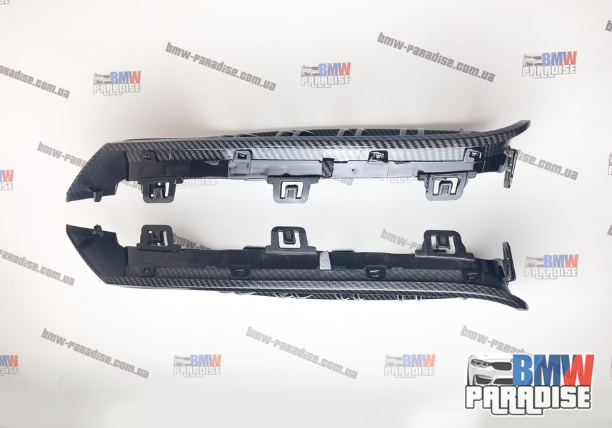 Двойная решетка радиатора M4-стиль BMW F32 F33 F36 F80 F82 КАРБОН 322-233 фото