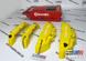Накладки на суппорта BREMBO универсальные Желтые под 14,15,16 диск 322-113 фото 4