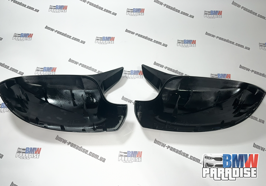 Накладки на зеркала в М-стиле черный глянец BMW X1 E84 X3 F25 Дорест 322-103 фото