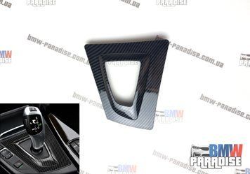 Карбоновая накладка/панель вокруг селектора АКПП BMW F30 F31 F34 F35 F32 F33 F36 322-335 фото