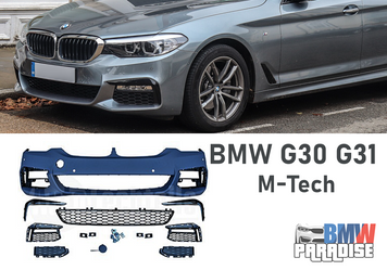 M-Tech Бампер передній BMW 5 G30 G31 (2017-2020) AutoTechteile 322-154 фото