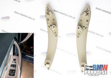 Ручки двери внутренняя часть, задние 2шт, бежевые BMW F30 F31 F35 F80 322-338 фото