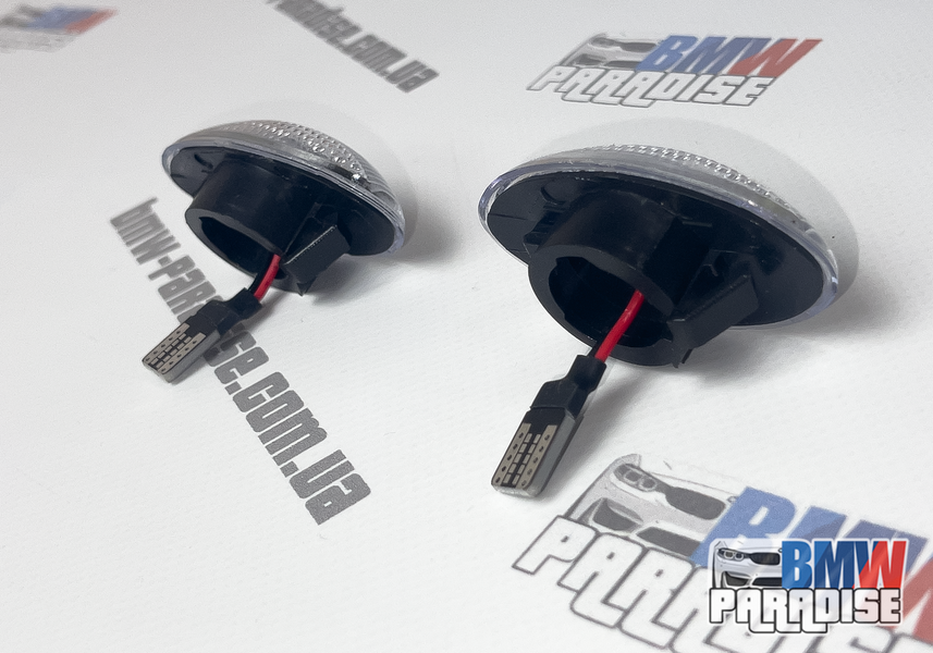 Динамический LED повторитель MINI Cooper R50 R52 R53 2002-2008 (Прозрачное стекло) 322-199 фото