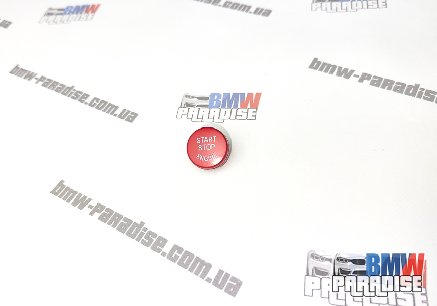 Кнопка START/STOP червона для BMW F20 F30 F34 G30 F10 F48 G01 G02 G05 F15 F16 F25 F26 322-283 фото