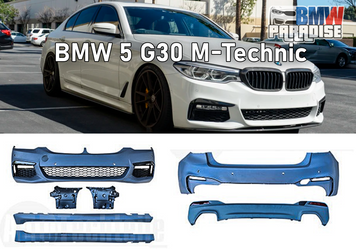 Комплект обвісу BMW 5 G30 16-20 M-Technic (двосторонній вихлоп) AutoTechteile 322-161 фото