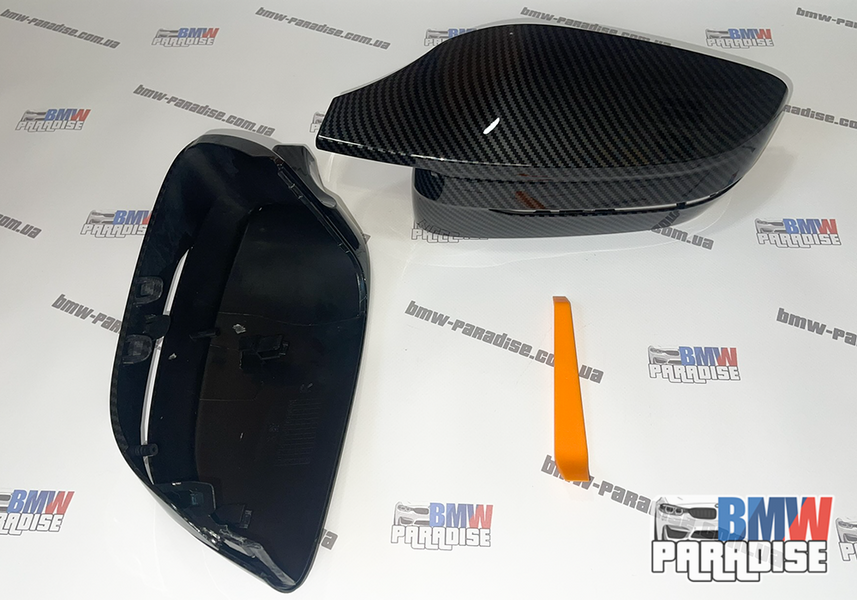 Карбоновые накладки на зеркала в М стиле  BMW 3 5 7 8 Series G20 G21 G28 G30 G38 G11 G12 G15 G16  322-85 фото