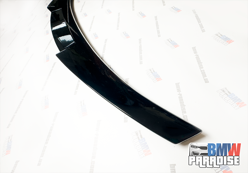 Спойлер на багажник BMW G30/G38 чорний глянець M4 Style 322-277 фото