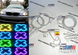 Ангельские глазки RGB с пультом выбора цвета BMW E46 COUPE 322-123 фото 1