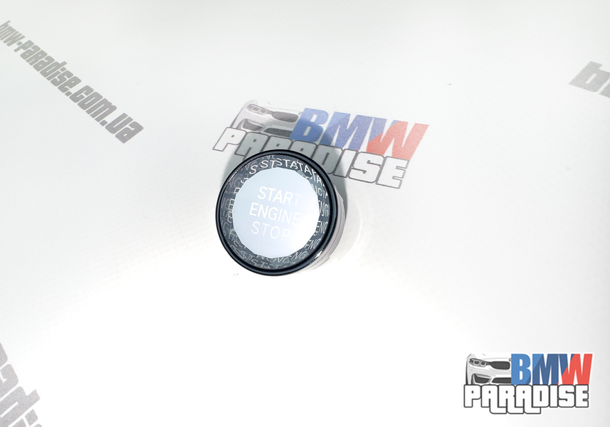 Кнопка START/STOP Diamond (crystal) чорна для BMW F20 F30 F34 G30 F10 F48 G01 G02 G05 F15 F16 F25 F26 322-252 фото