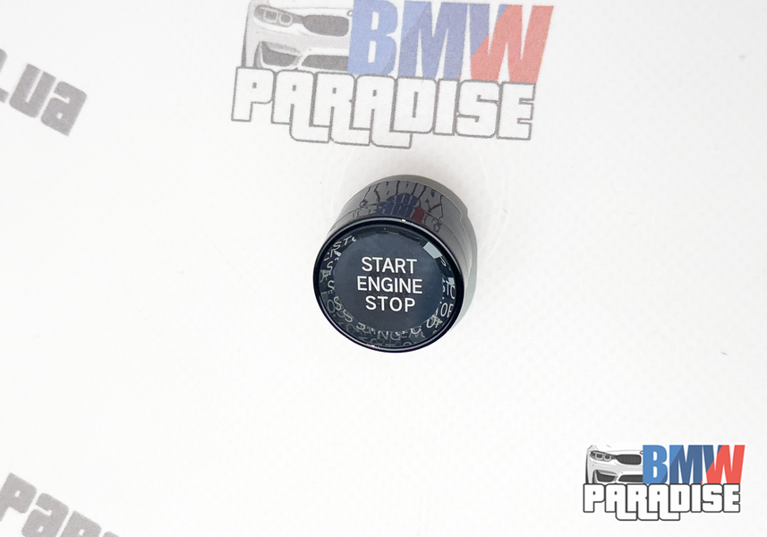 Кнопка START/STOP Diamond (crystal) чорна для BMW F20 F30 F34 G30 F10 F48 G01 G02 G05 F15 F16 F25 F26 322-252 фото