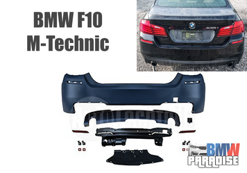 M-Technic Задний бампер BMW 5 F10 2010-2016 двухсторонний выхлоп 703 5126 (AutoTechteile) 322-175 фото